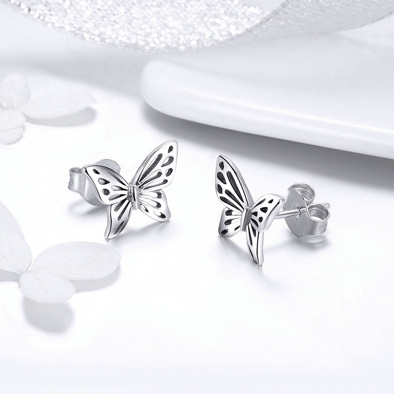 Butterfly Jewellery Set in Sterling Silver - Aspect Jewellery