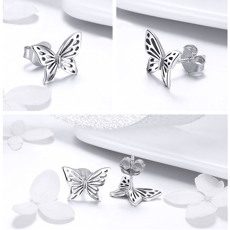 Butterfly Jewellery Set in Sterling Silver - Aspect Jewellery