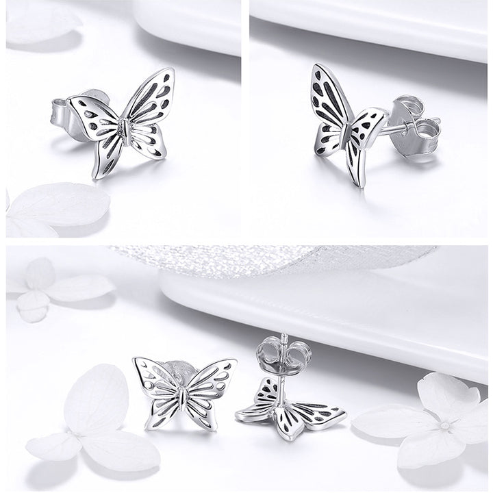 Butterfly Jewellery Set in Sterling Silver - Aspect Jewellery