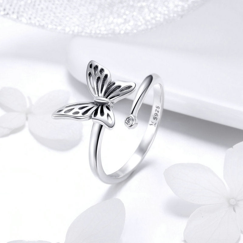 Butterfly Jewellery Set in Sterling Silver - Aspect Jewellery