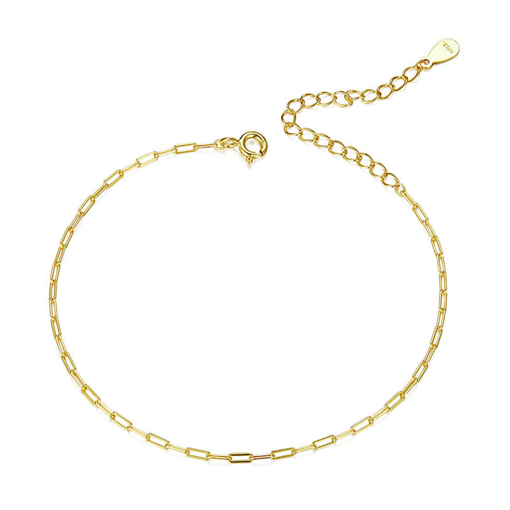 Classic Cable Chain Bracelet in 925 Sterling Silver - Aspect Jewellery#color_gold