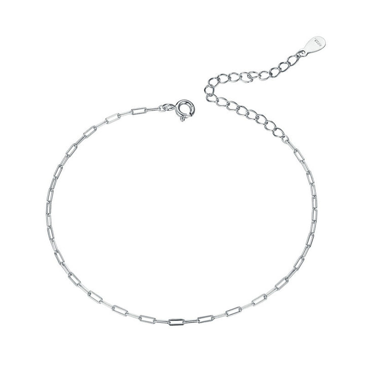 Classic Cable Chain Bracelet in 925 Sterling Silver - Aspect Jewellery#color_silver