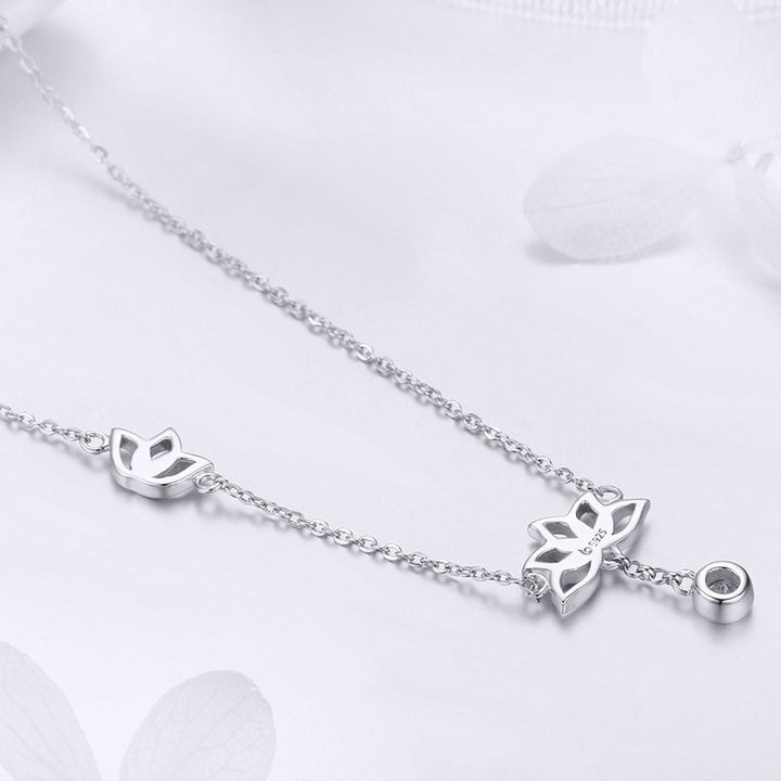 Delicate Flower Wedding Jewellery Set in Sterling Silver - Aspect Jewellery