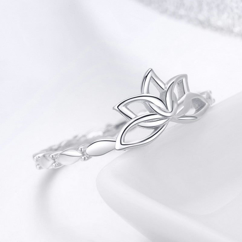 Delicate Flower Wedding Jewellery Set in Sterling Silver - Aspect Jewellery