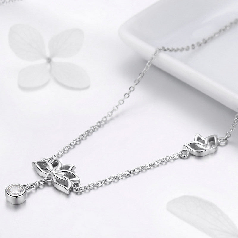 Delicate Necklace in 925 Sterling Silver - Aspect Jewellery