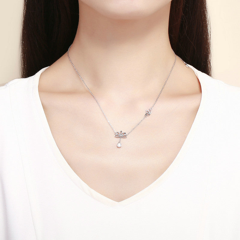 Delicate Necklace in 925 Sterling Silver - Aspect Jewellery