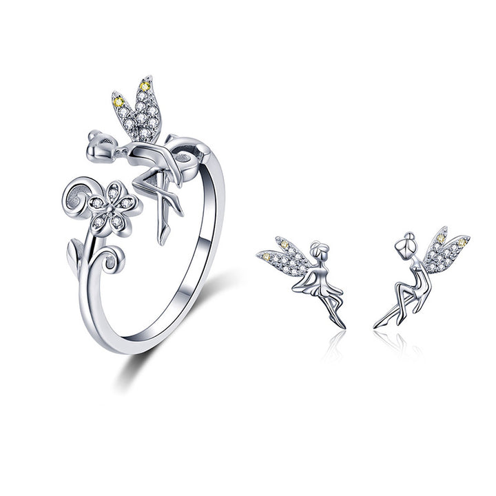 Fairy Jewellery Set in Sterling Silver - Aspect Jewellery