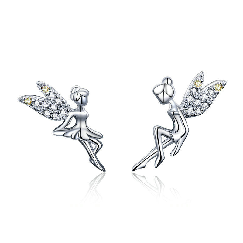 Fairy Earrings in 925 Sterling Silver - Aspect Jewellery