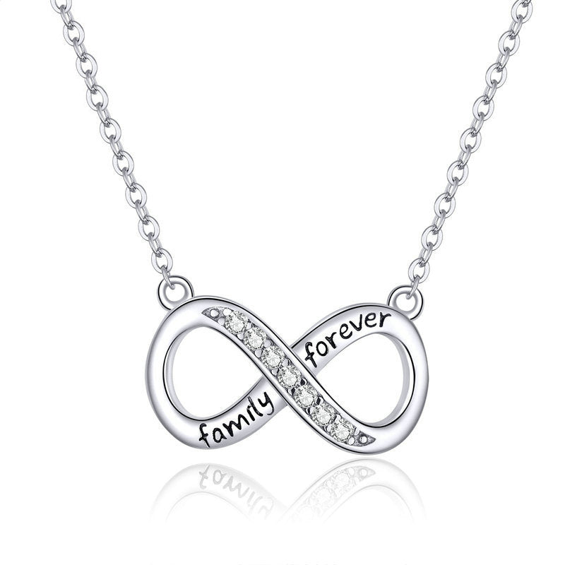 Family Forever Necklace in 925 Sterling Silver - Aspect Jewellery