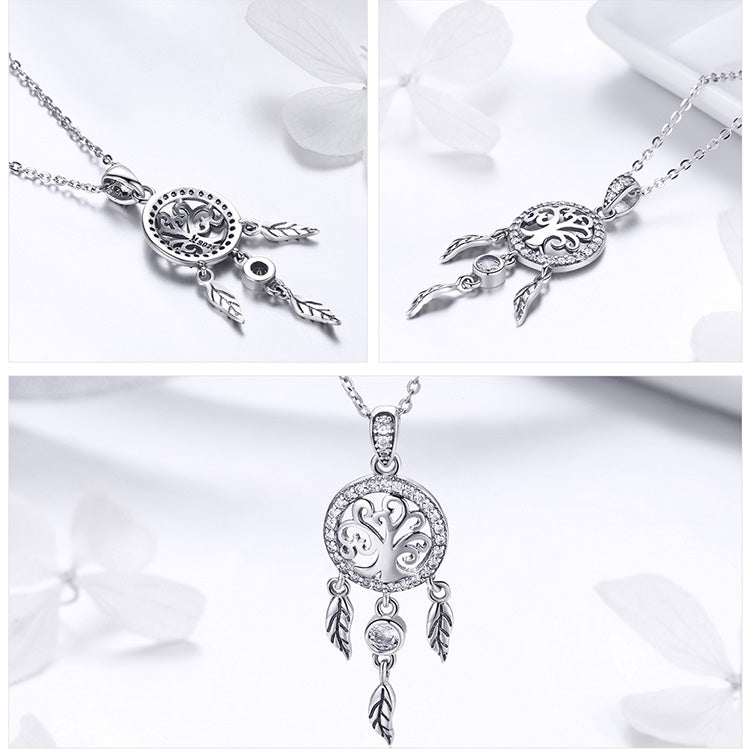 Life Tree Dreamcatcher Jewellery Set in 925 Sterling Silver - Aspect Jewellery