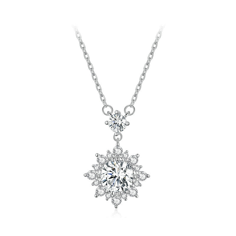 Luxury Diamond Moissanite Necklace 1CT D Color VVS1 - Aspect Jewellery