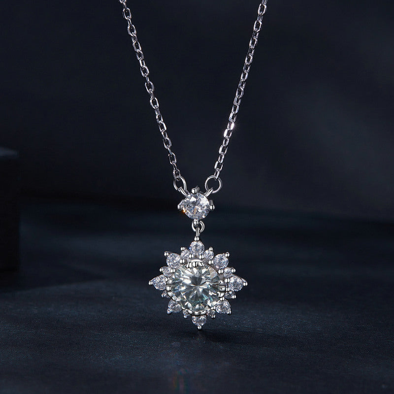 Luxury Diamond Moissanite Necklace 1CT D Color VVS1 - Aspect Jewellery