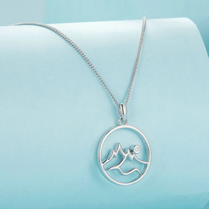 Mountain Necklace in 925 Sterling Silver - Aspect Jewellery