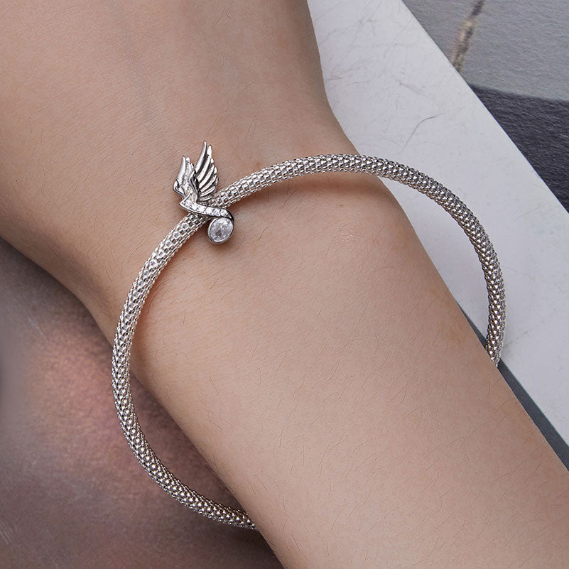 Musical Note Charm in 925 Sterling Silver - Aspect Jewellery