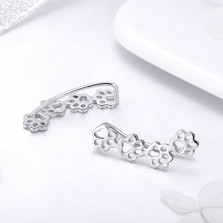 Pet Paws Earrings in 925 Sterling Silver - Aspect Jewellery