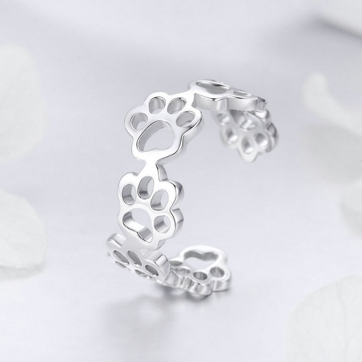 Pet Paws Jewellery Set in Sterling Silver - Aspect Jewellery