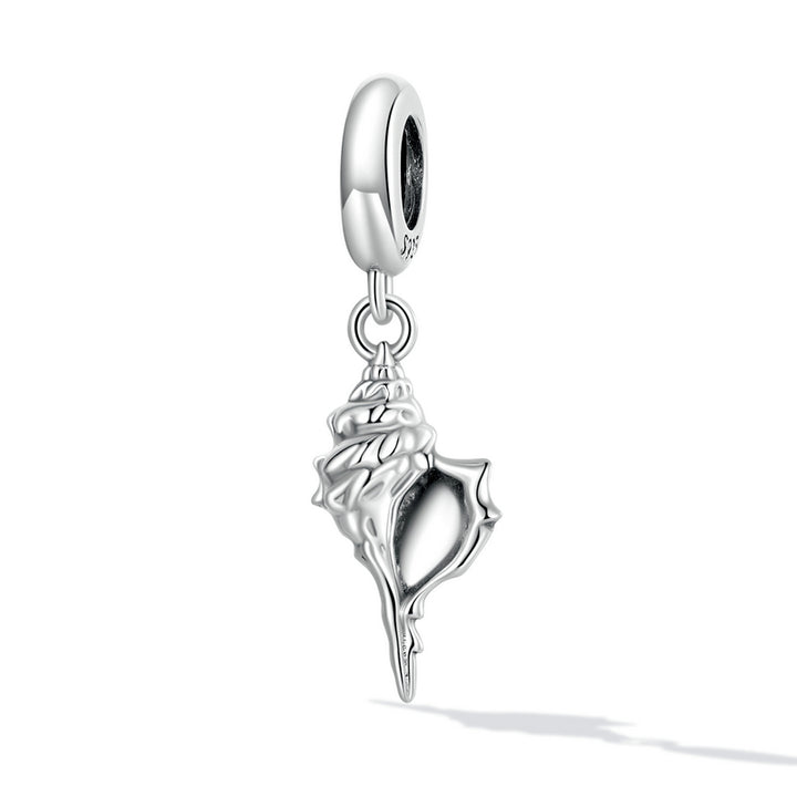 Shell Dangle Charm in 925 Sterling Silver - Aspect Jewellery