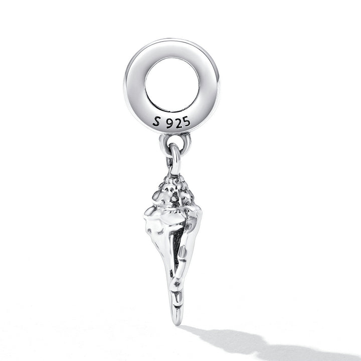 Shell Dangle Charm in 925 Sterling Silver - Aspect Jewellery