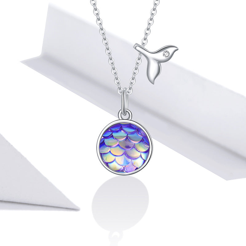 Shimmering Mermaid Fish Jewellery Set in Sterling Silver - ASPECT Jewellery