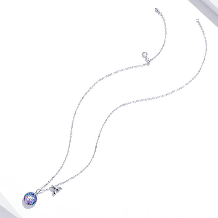 Shimmering Fish Necklace in 925 Sterling Silver - Aspect Jewellery