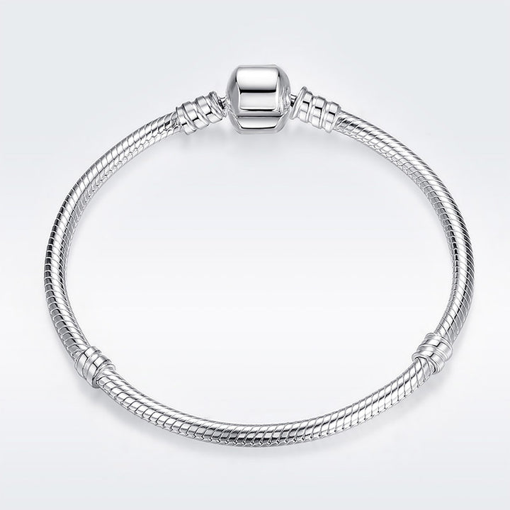 Classic Snake Chain Bracelet for Charms in 925 Sterling Silver - Aspect Jewellery