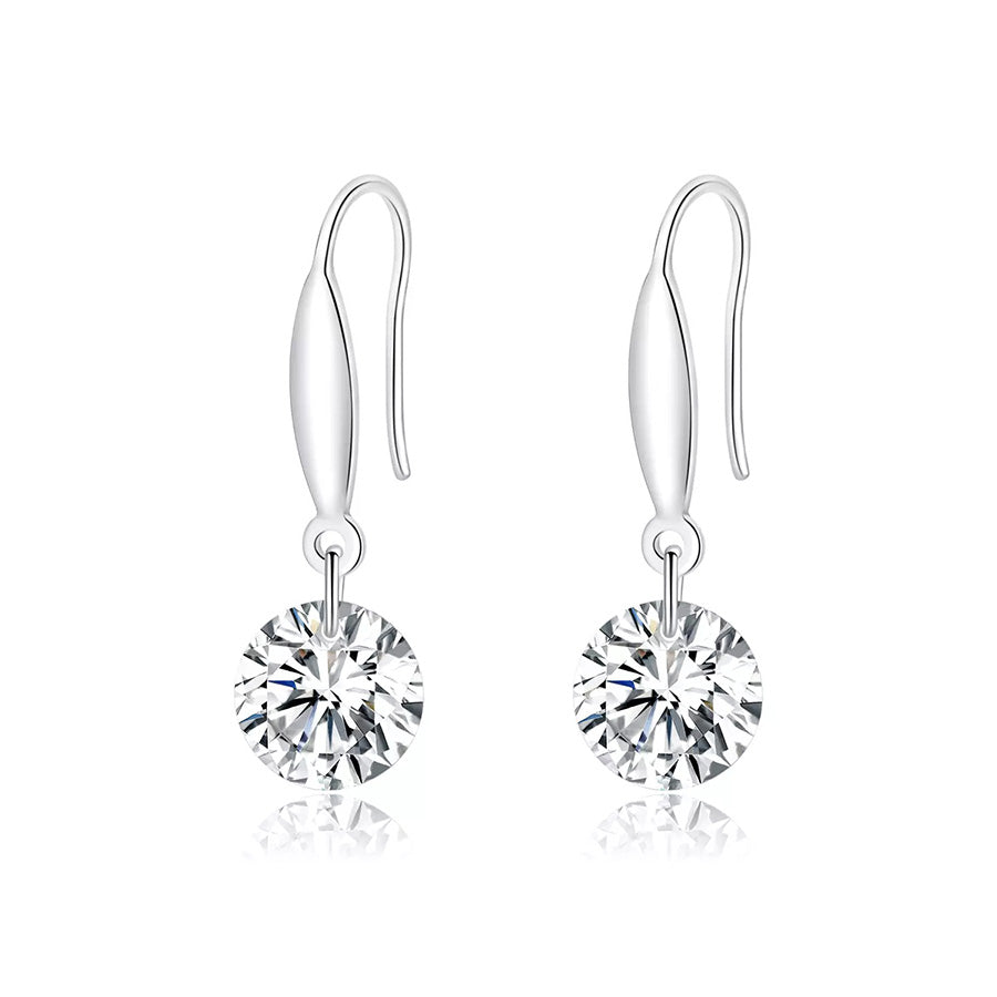 Celestial Sparkle 925 Sterling Silver Earrings - Aspect Jewellery