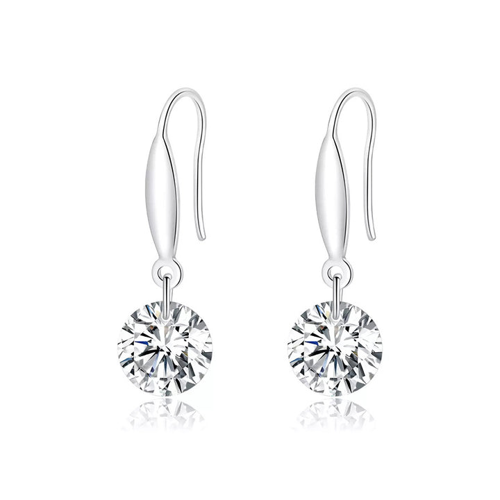 Celestial Sparkle 925 Sterling Silver Earrings - Aspect Jewellery