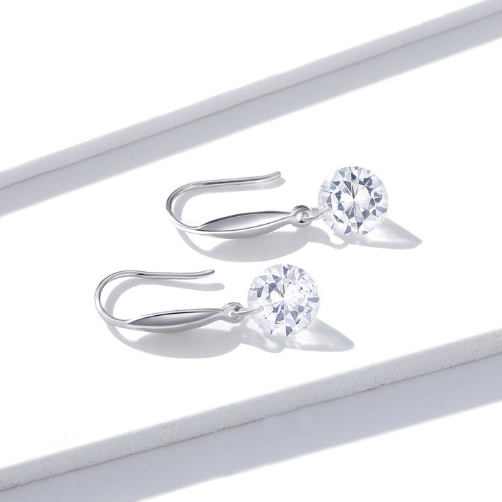 Celestial Sparkle 925 Sterling Silver Earrings - Aspect Jewellery