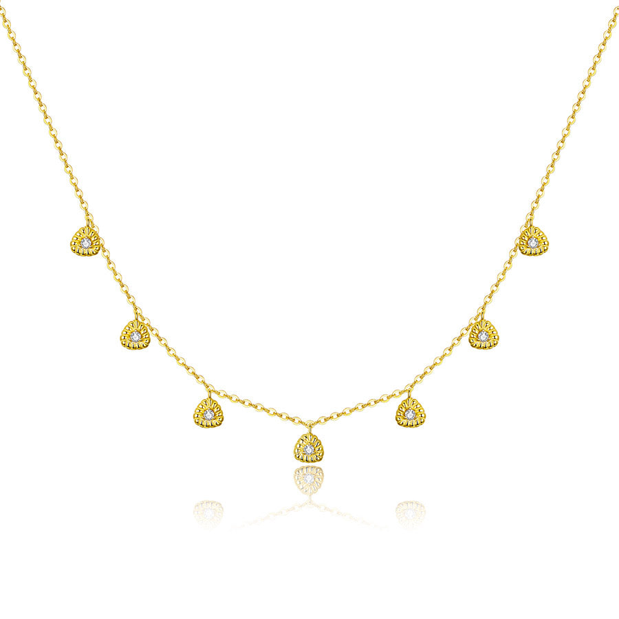 Gold Plated Minimalist Choker Necklace - Aspect Jewellery