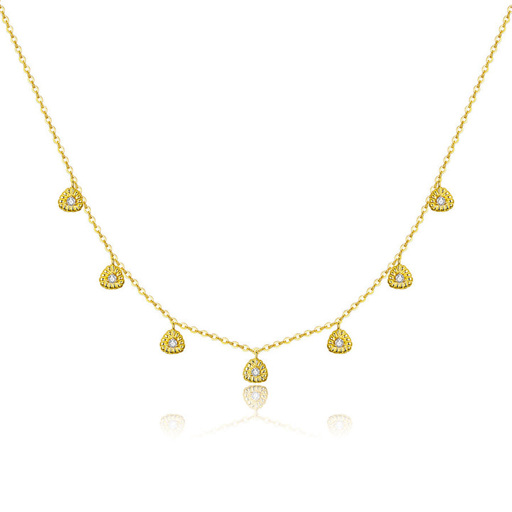 Gold Plated Minimalist Choker Necklace - Aspect Jewellery