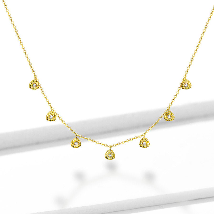 Gold Plated Minimalist Choker Necklace - Aspect Jewellery