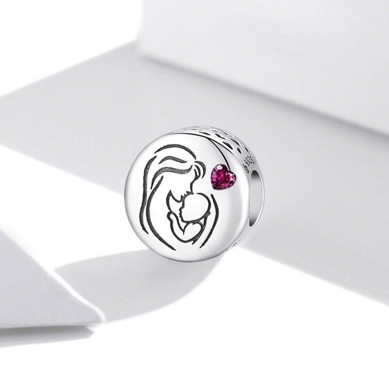 Mother and Child Family Love Charm in 925 Sterling Silver - Aspect Jewellery