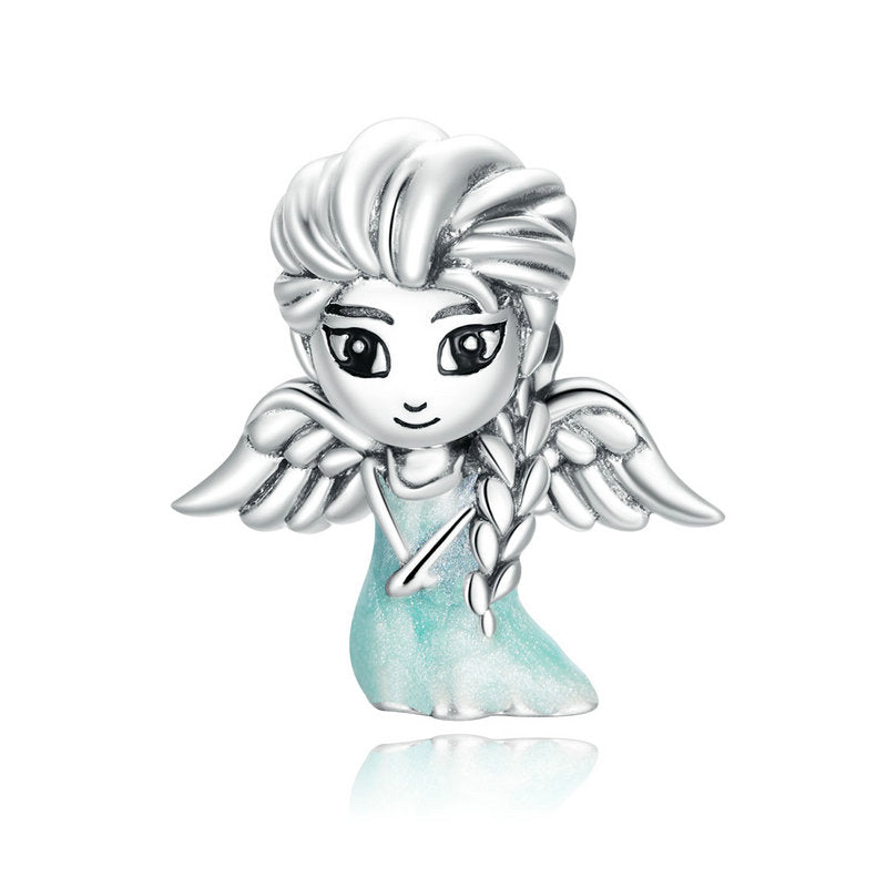 Snow Angel Charm in 925 Sterling Silver - Aspect Jewellery