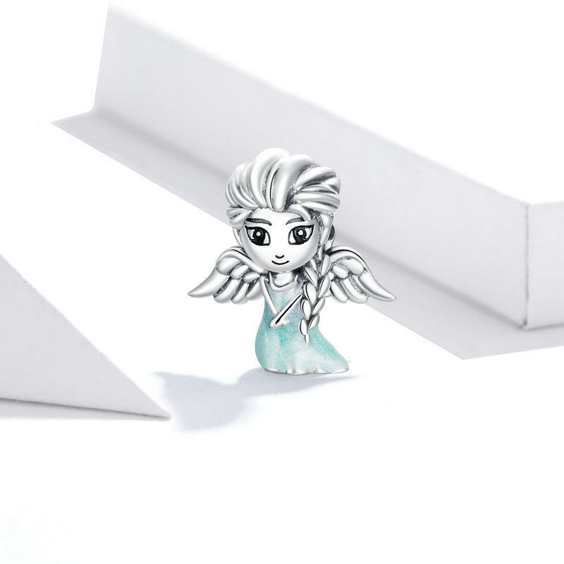 Snow Angel Charm in 925 Sterling Silver - Aspect Jewellery