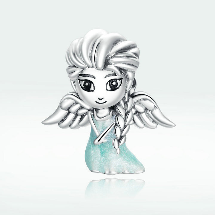 Snow Angel Charm in 925 Sterling Silver - Aspect Jewellery