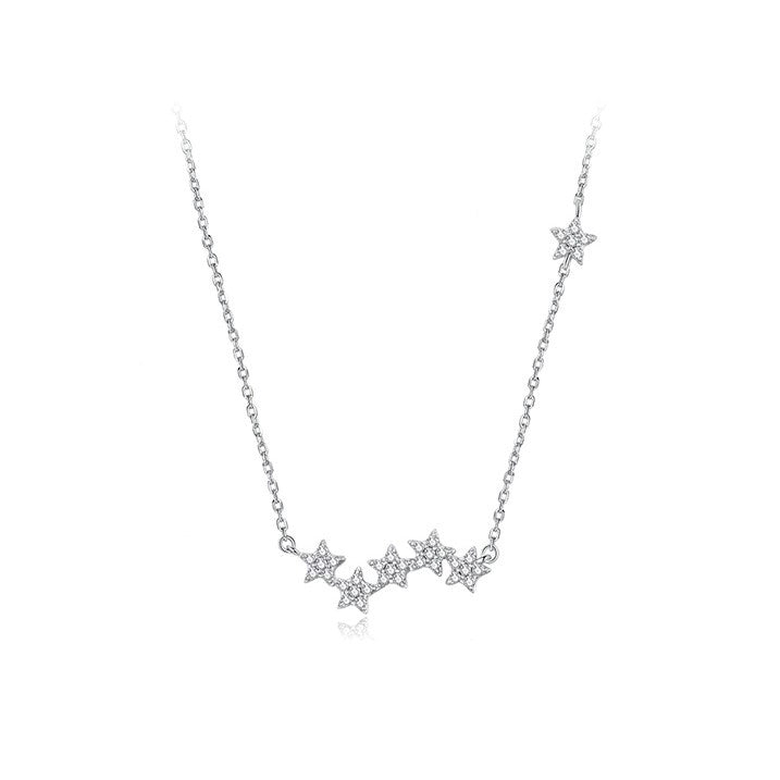 Starry Night 925 Sterling Silver Necklace - Aspect Jewellery