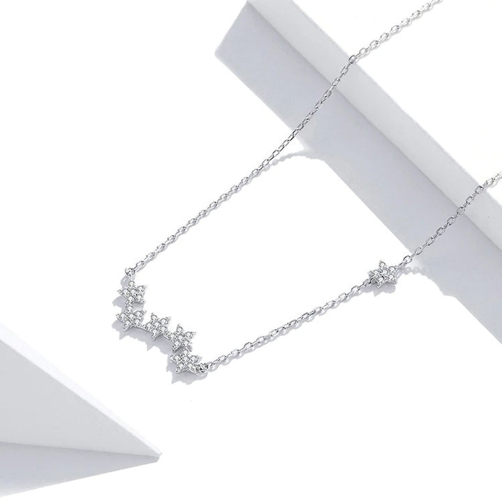 Starry Night 925 Sterling Silver Necklace - Aspect Jewellery